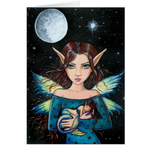 Friends Fairy Mermaid Card by Molly Harrison