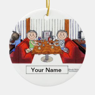 Friends - Female & Female Ceramic Tree Decoration