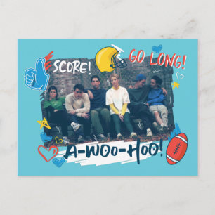 FRIENDS™   Football Game Invitation Postcard