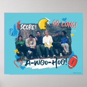 FRIENDS™   Football Game Poster