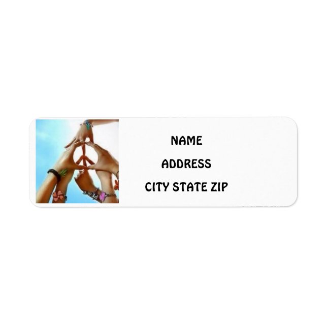**FRIENDS for LIFE** ADDRESS LABEL Return Address Label (Front)