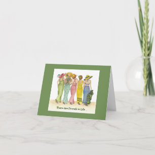 Friends for Life Folded Greeting Card
