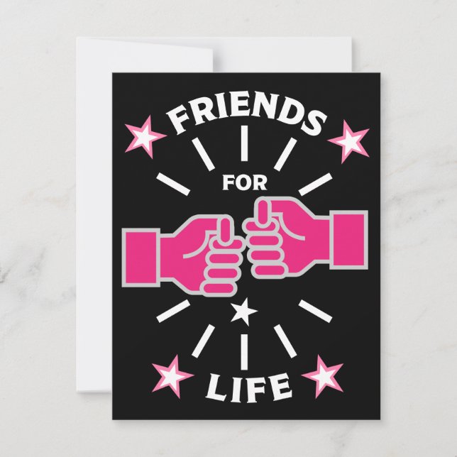 Friends For Life Holiday Card (Front)