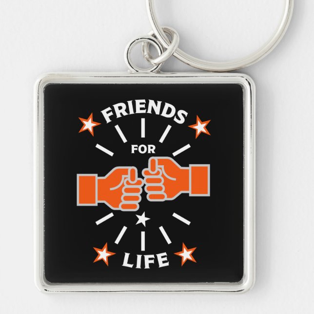Friends For Life Key Ring (Front)