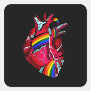 Friends forever best friend love friendship trust  square sticker