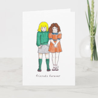 Friends forever card