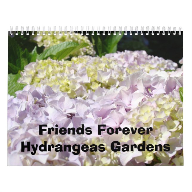 Friends Forever Hydrangea Gardens Calendars (Cover)
