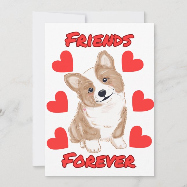 Friends Forever Invitation (Front)