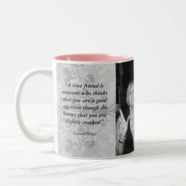 "Friends Forever" Personalise Two-Tone Coffee Mug (Left)