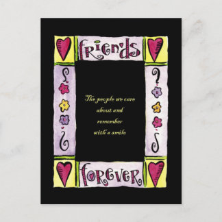 FRIENDS FOREVER. POSTCARD