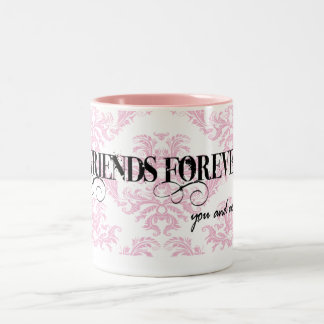Friends Forever Two-Tone Coffee Mug