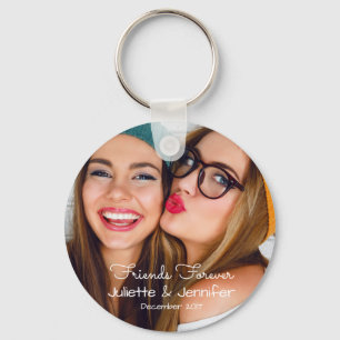 Friends forever   upload photo add names and date key ring