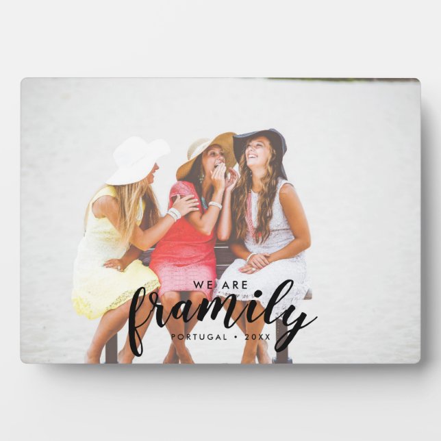 Friends Framily Memory Photo Plaque (Front)