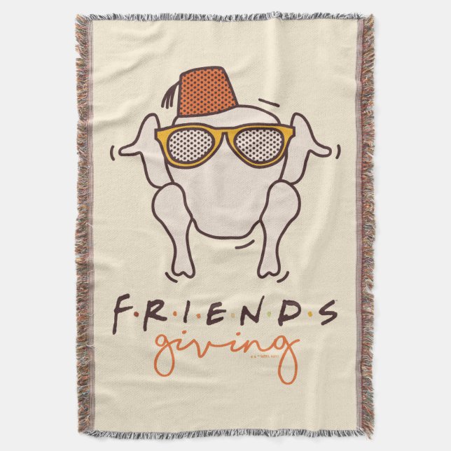 FRIENDS™ | Friendsgiving Throw Blanket (Front Vertical)