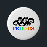 ''Friends'' Friendship Badge<br><div class="desc">" A real friend is one who walks in when the rest of the world walks out" _Walter Winchell. I am blessed with true friends in life and always feel grateful for that. Their true friendships inspired me to design this for those who love their friends and think life is...</div>