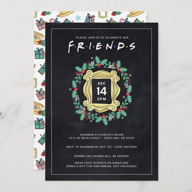 FRIENDS™ Friendsmas Holiday Party  Invitation (Front/Back)