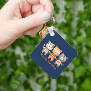 Friends Fur-Ever Cute Cats Keychain