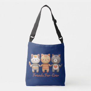 Friends Fur-Ever Cute Cats Tote Bag