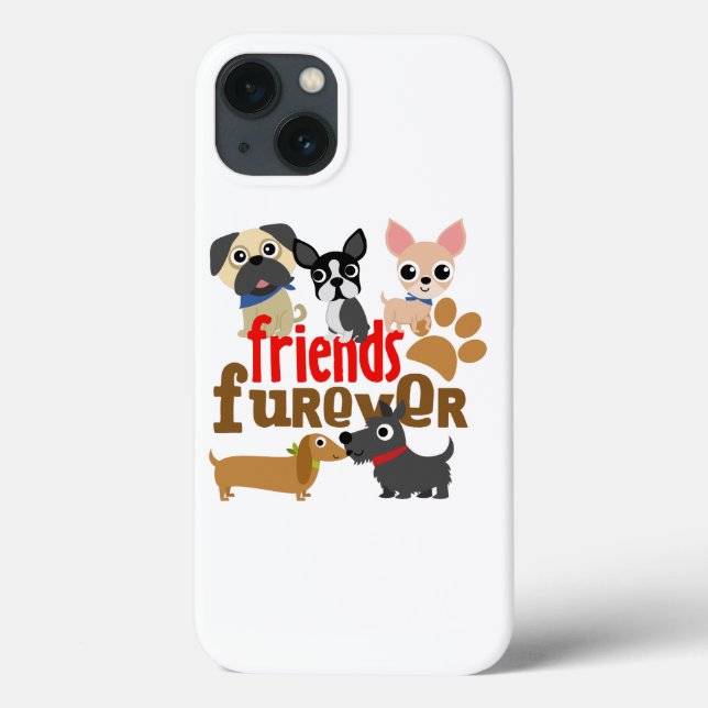 Friends Furever Dogs Puppies Case-Mate iPhone Case (Back)