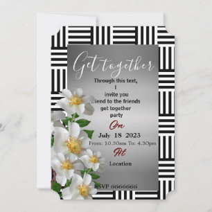 Friends get together  invitation