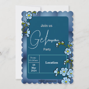 Friends get together  invitation