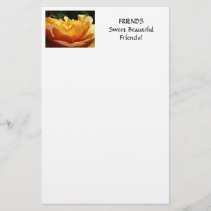 FRIENDS Gifts Stationery Rose Cusotmize Text