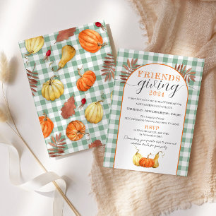 Friends Giving 2024, Thanksgiving Dinner Invitation