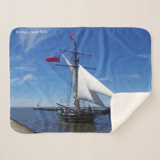 Friends Good sherpa blanket (Front (Horizontal))