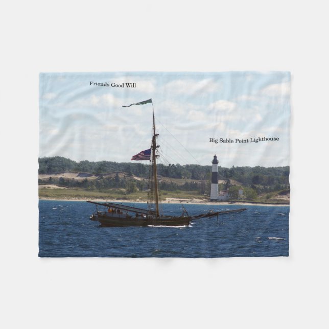 Friends Good Will & Big Sable blanket (Front (Horizontal))