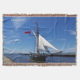 Friends Good Will woven blanket