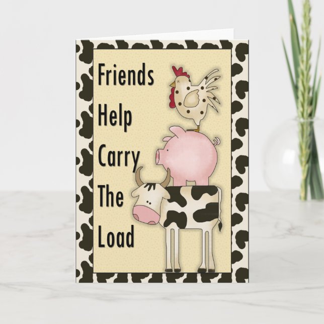 Friends Greeting Card (Front)