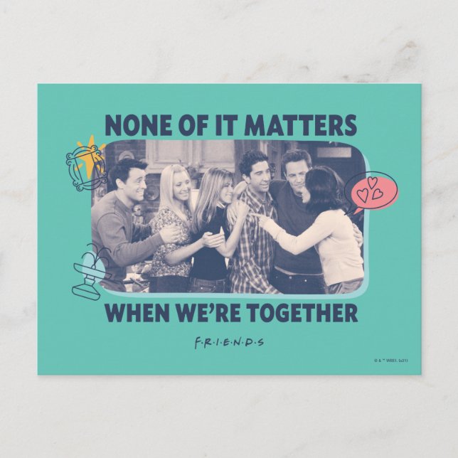 FRIENDS™ | Group Hug Postcard (Front)