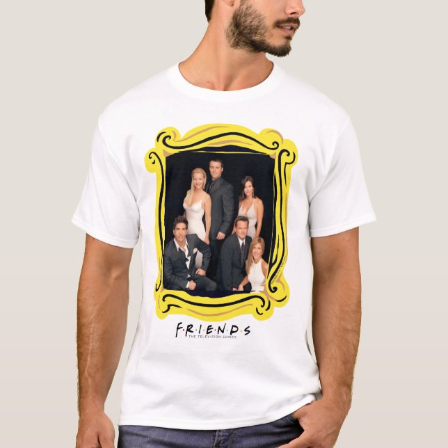 FRIENDS™ | Group in Black and White Formal Wear T-Shirt (Front)