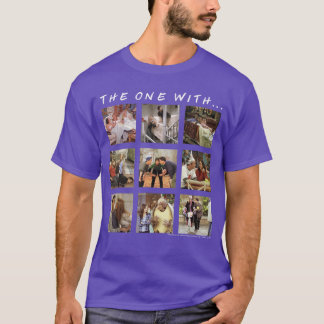 Friends Group Shothe One with Character Panels gif T-Shirt