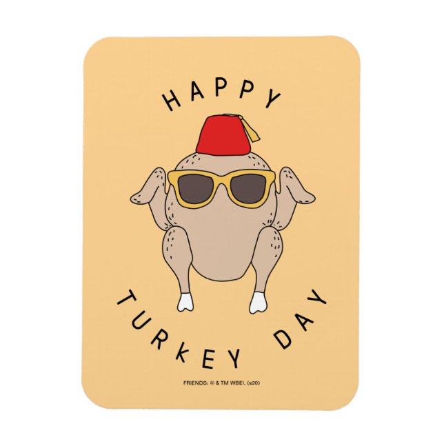 FRIENDS™ | Happy Turkey Day Magnet (Vertical)