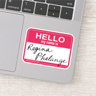 FRIENDS™   Hello My Name is Regina Phalange