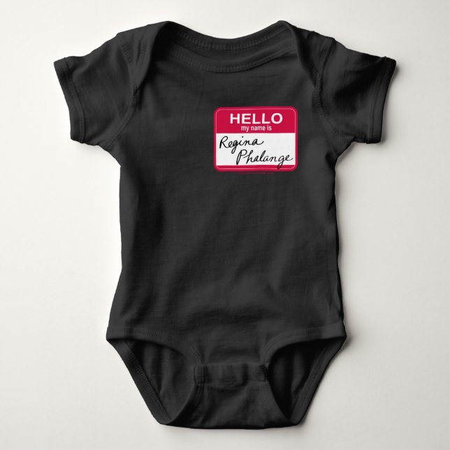 FRIENDS™ | Hello My Name is Regina Phalange Baby Bodysuit (Front)