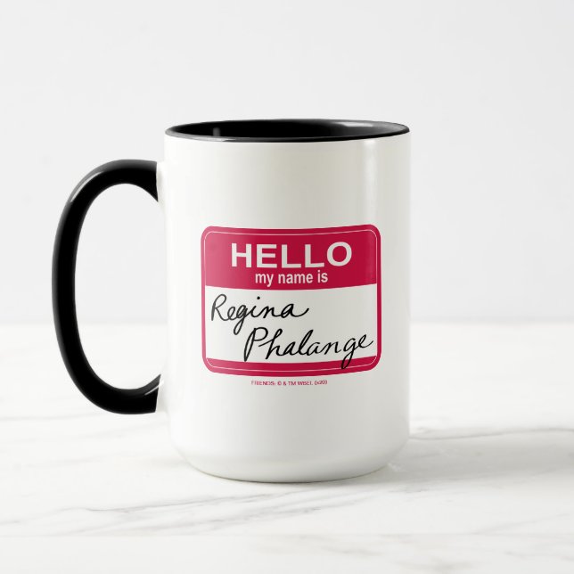 FRIENDS™ | Hello My Name is Regina Phalange Mug (Left)