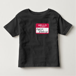 FRIENDS™   Hello My Name is Regina Phalange Toddler T-Shirt