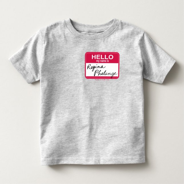 FRIENDS™ | Hello My Name is Regina Phalange Toddler T-Shirt (Front)