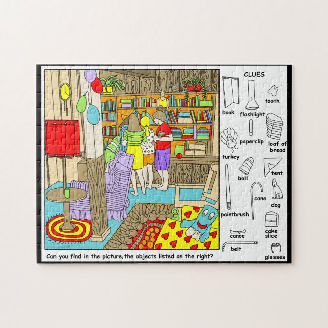 Friends Hidden Objects Puzzle (Horizontal)