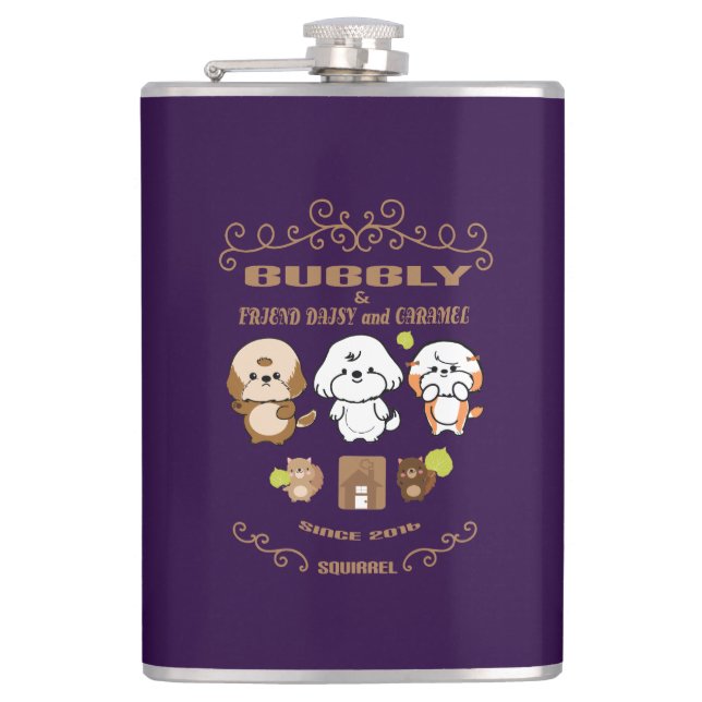 Friends Hip Flask (Front)