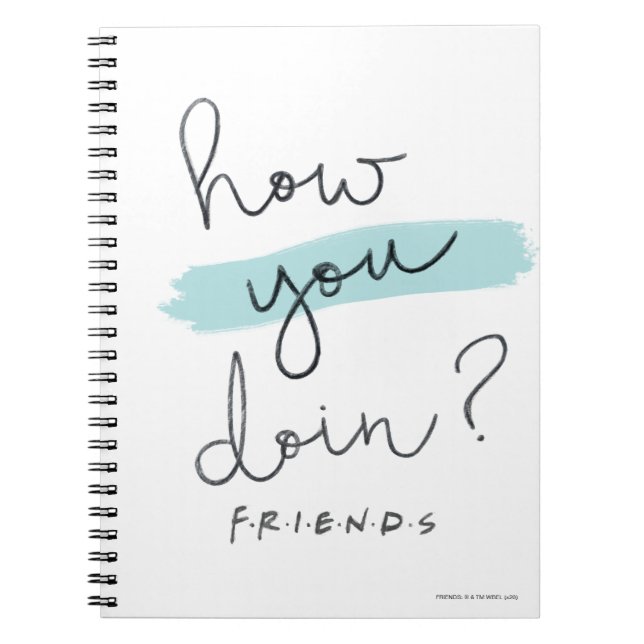 FRIENDS™ | How You Doin? Notebook (Front)