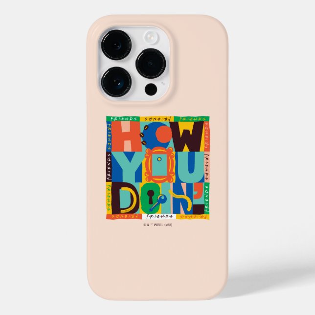 FRIENDS™ | How You Doin' - Vibrant Graphic Case-Mate iPhone Case (Back)