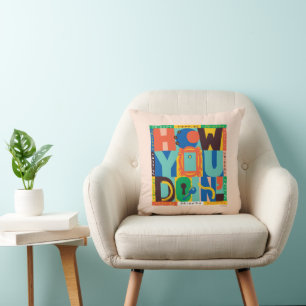 FRIENDS™ How You Doin' - Vibrant Graphic Cushion
