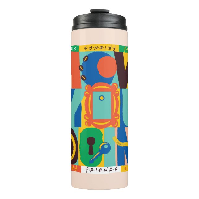 FRIENDS™ | How You Doin' - Vibrant Graphic Thermal Tumbler (Front)