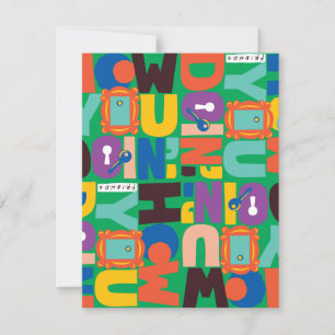 FRIENDS™ How You Doin' Vibrant Pattern Card