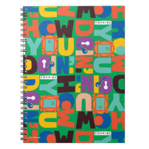 FRIENDS™   How You Doin' Vibrant Pattern Notebook