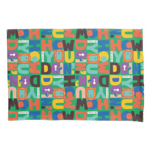 FRIENDS™   How You Doin' Vibrant Pattern Pillowcase