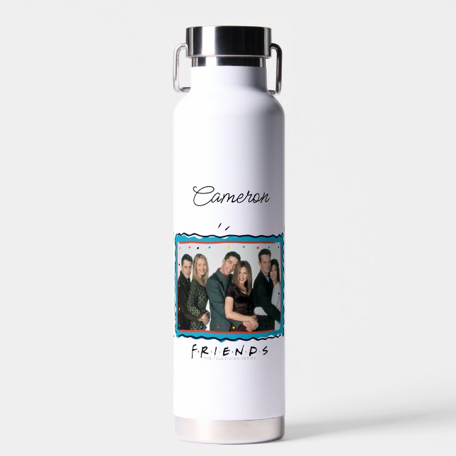 FRIENDS™ | Hugging Couples | Add Your Name Water Bottle (Front)